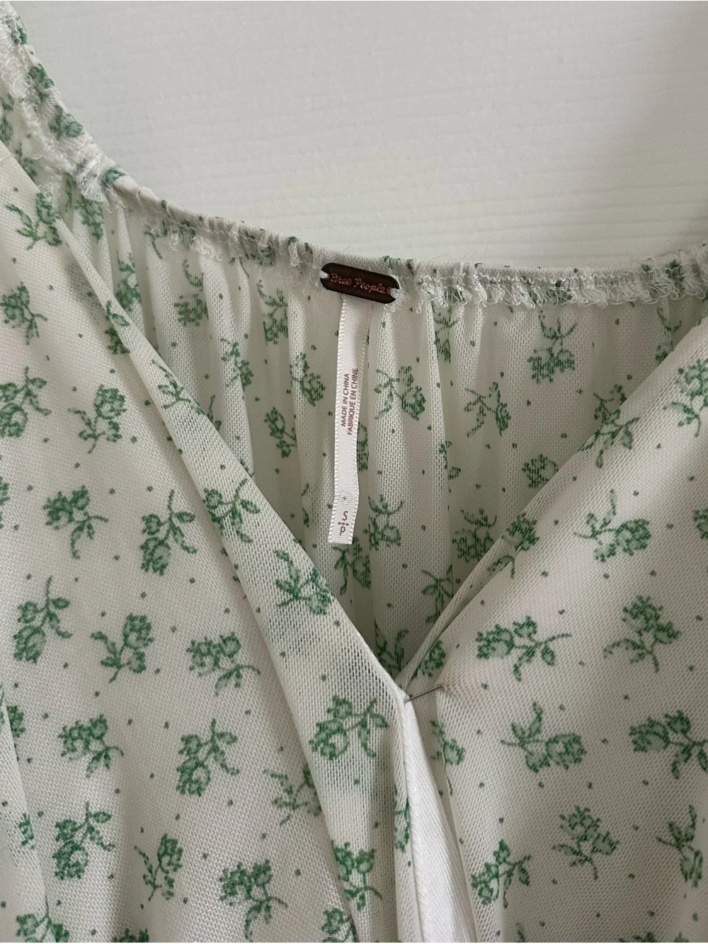 Free People Free Sweetie Pie Floral Wrap Top